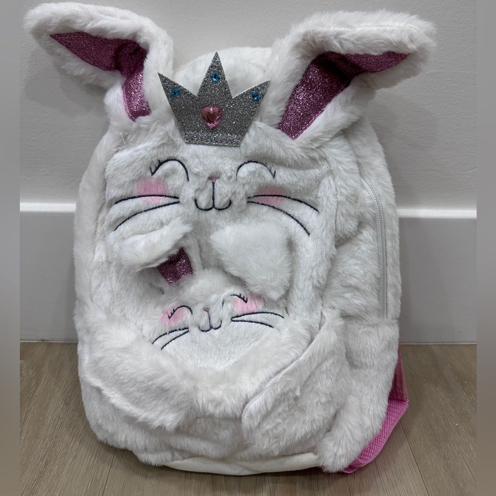 Fuzzy Cute Bunny Backpack - Picture 2 of 7